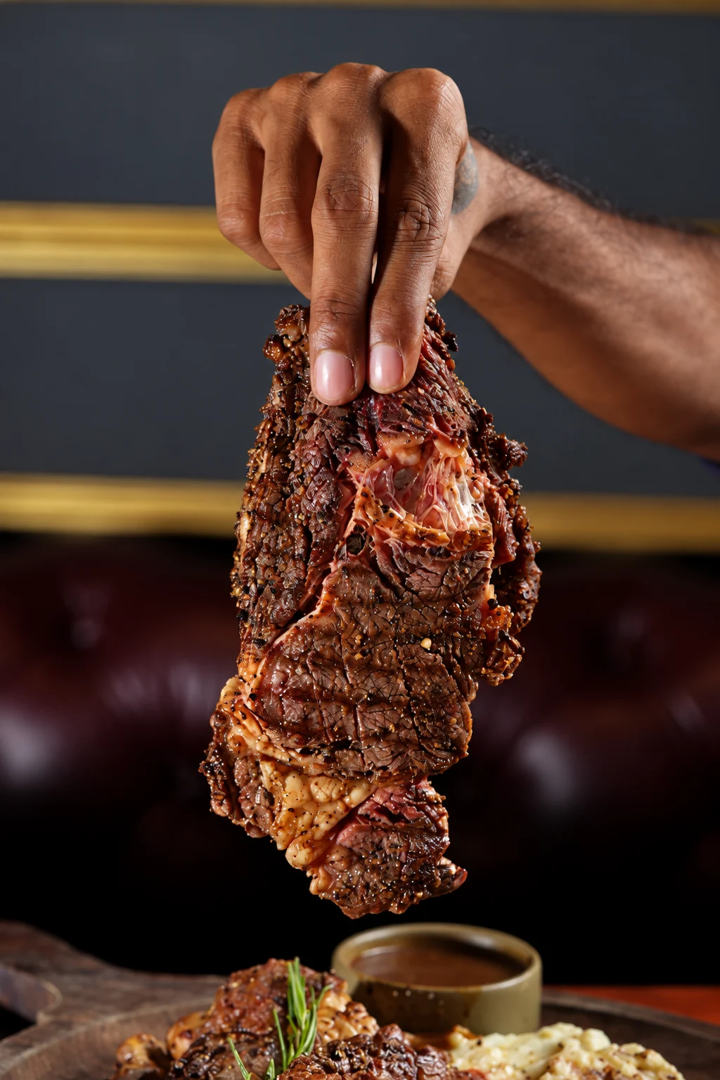 A carefully selected Ninan's steak cut